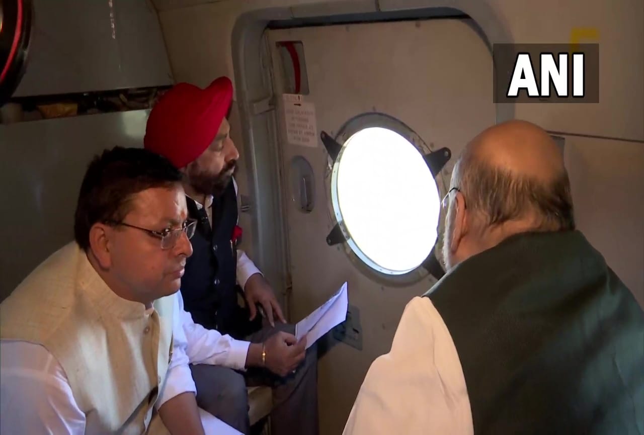 uttarakhand disaster: home minister amit shah visit today, watch photos