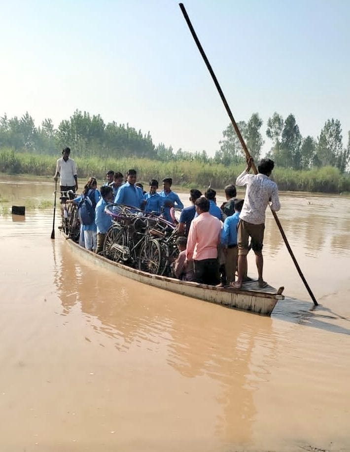 Flood in Ganga and Malan, water entered village Brahmapuri