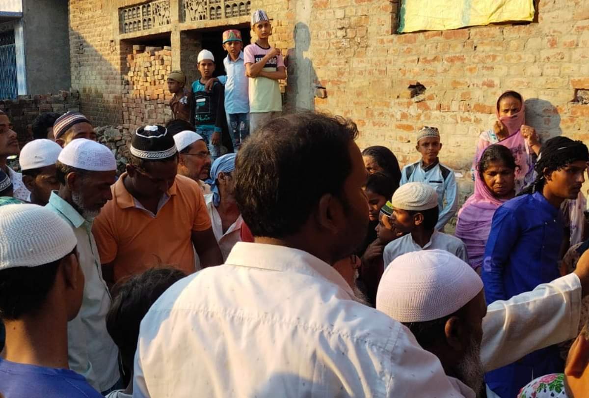 funeral of three teenagers came together village cried in sant kabir nagar