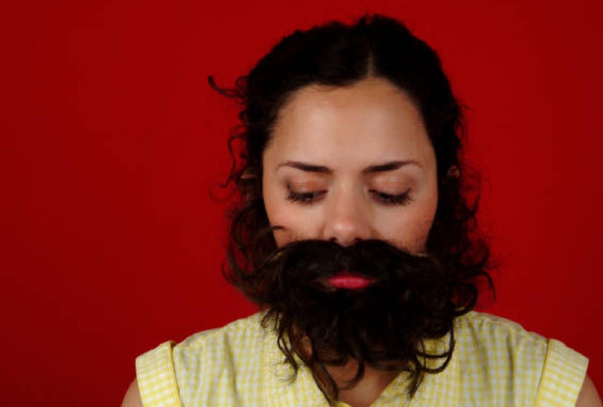 many male fans of these bearded woman proudly flaunting chin hair online