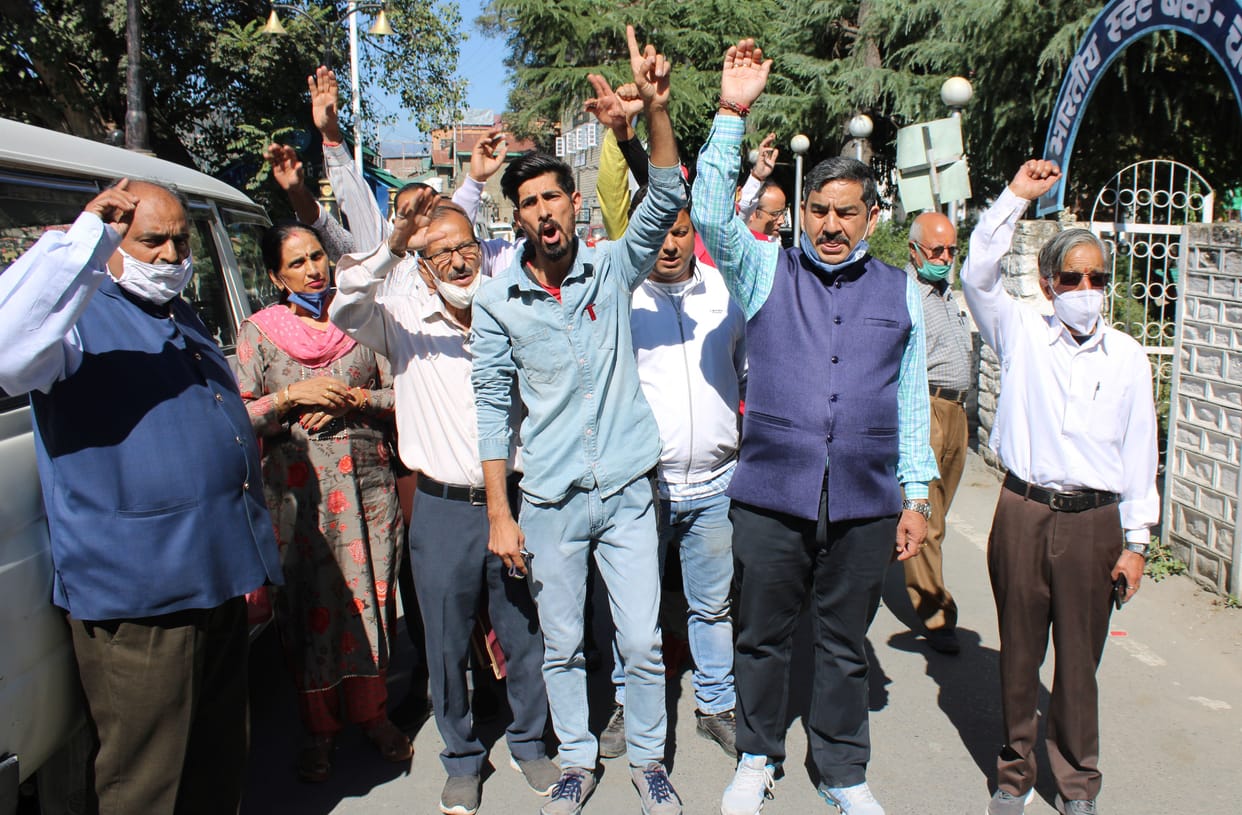 protest of vihip in chamba