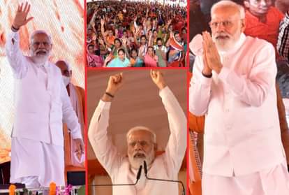 Mission 2022 PM Narendra Modi sought blessings of victory in assembly elections from people of UP