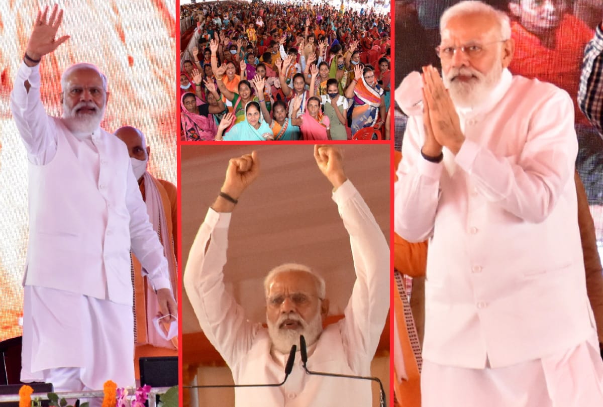 Mission 2022 PM Narendra Modi sought blessings of victory in assembly elections from people of UP