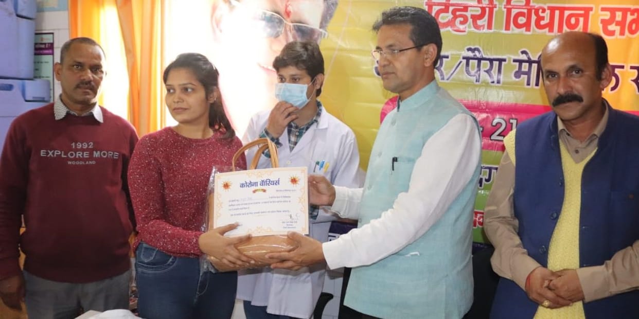 Tehri 100% people got the first vaccine