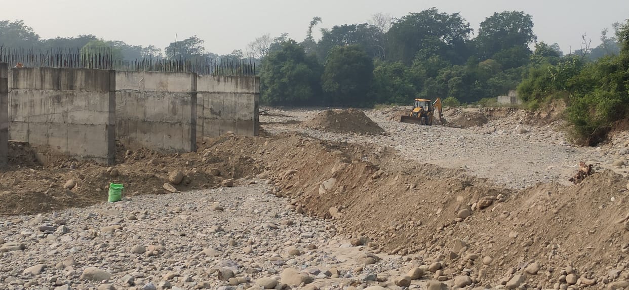 Bridge and asphaltization work started on Chilarkhal-Laldhang road