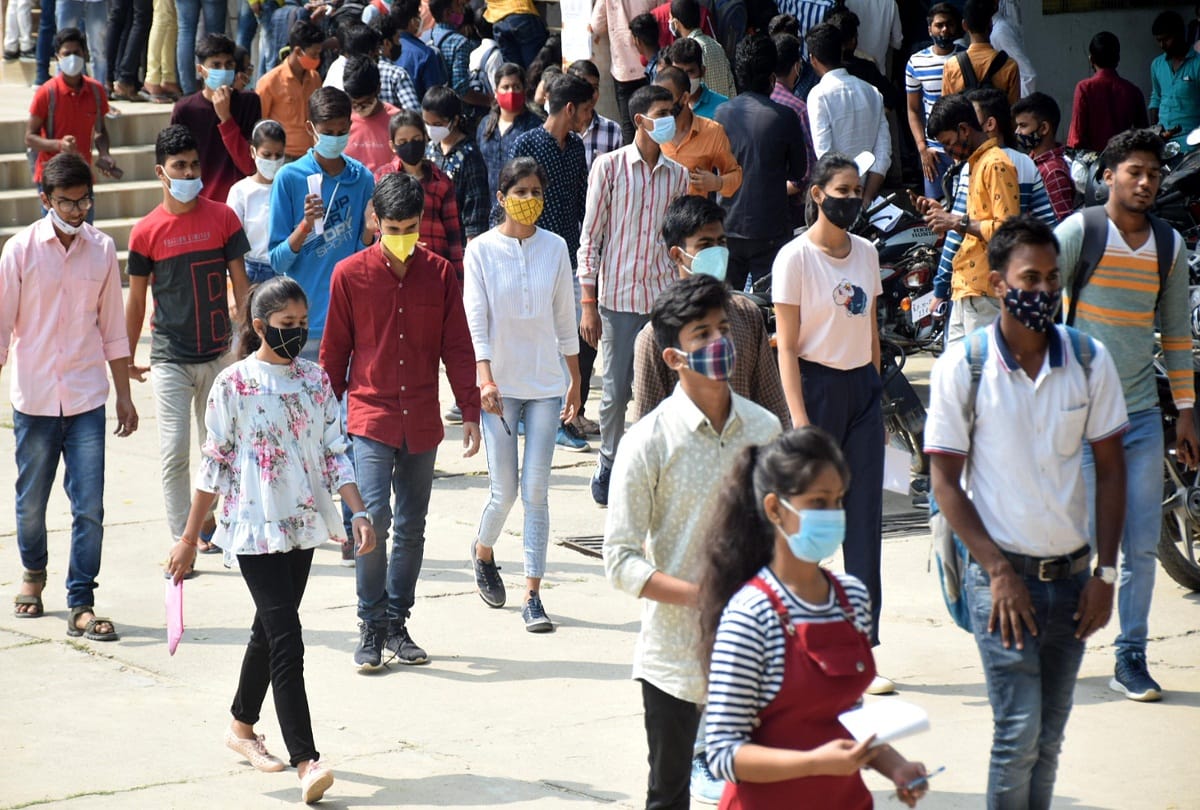 90 percent of the candidates appeared in the entrance examination of Allahabad University