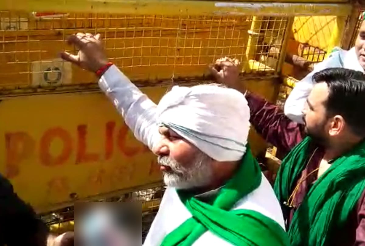 Farmers Protest Ghazipur Border: After Supreme Court Order Farmers Remove Tents From Ghazipur Border Up Gate Rakesh Tikait