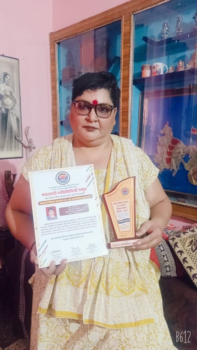 Innovative Teachers Award to Jyoti for innovative educational activities