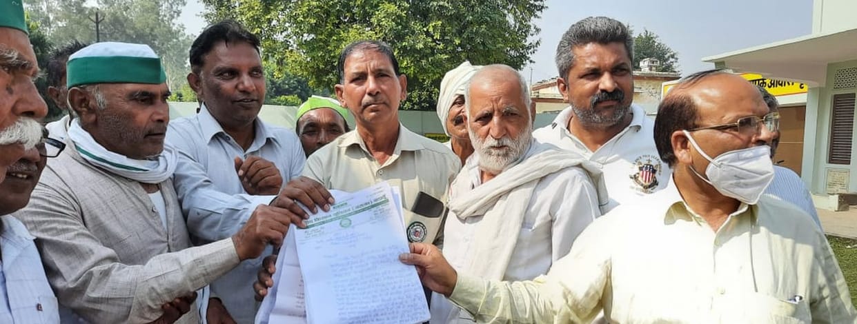 The government should provide adequate compensation to the farmers