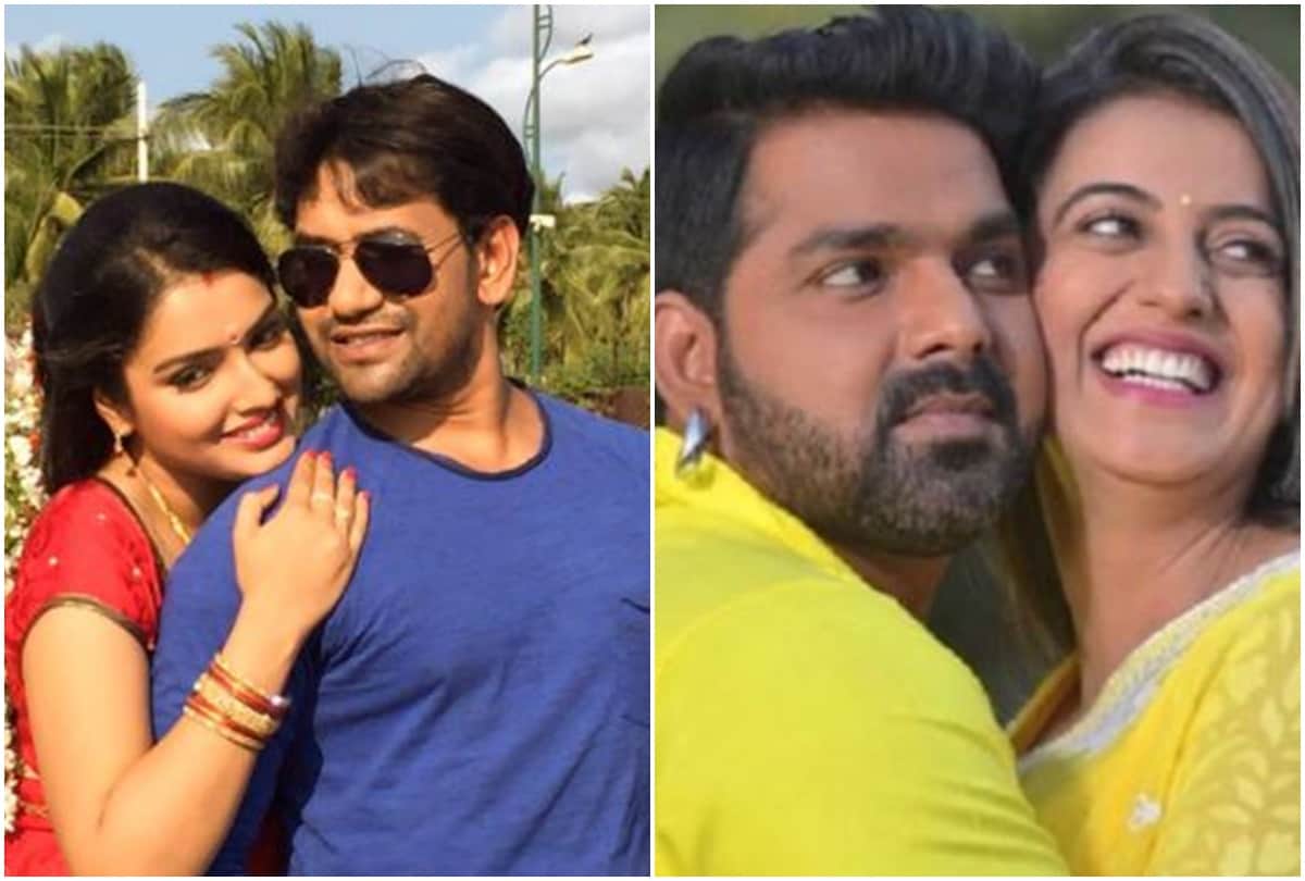 Khesari lal yadav kajal raghwani to pawan akshara these are the famous onscreen couple of bhojpuri cinema