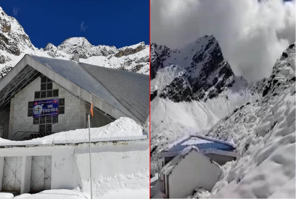 Uttarakhand Weather Update: Heavy Snowfall in Hemkund Sahib See beautiful Photos