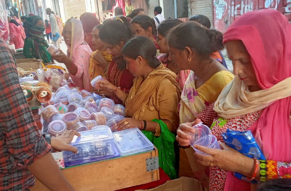 Markets grew brighter with Karva Chauth