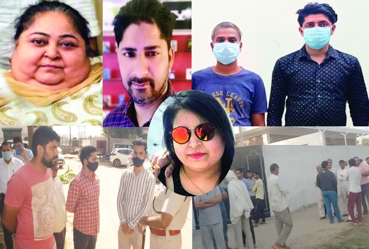 faridabad triple murder case accused had opened the door by calling on mobile his twelve-year-old son.