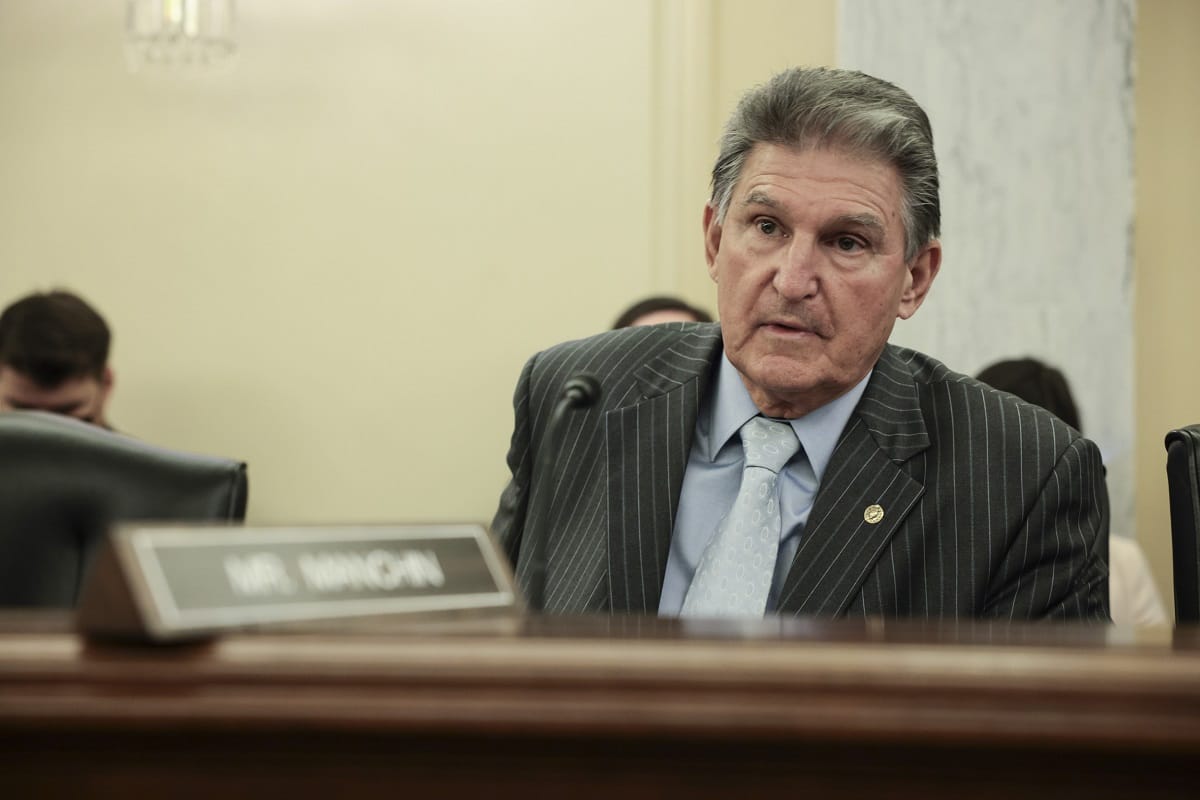 Democratic Party Senator Joe Manchin received huge donations from the petroleum, natural gas industry