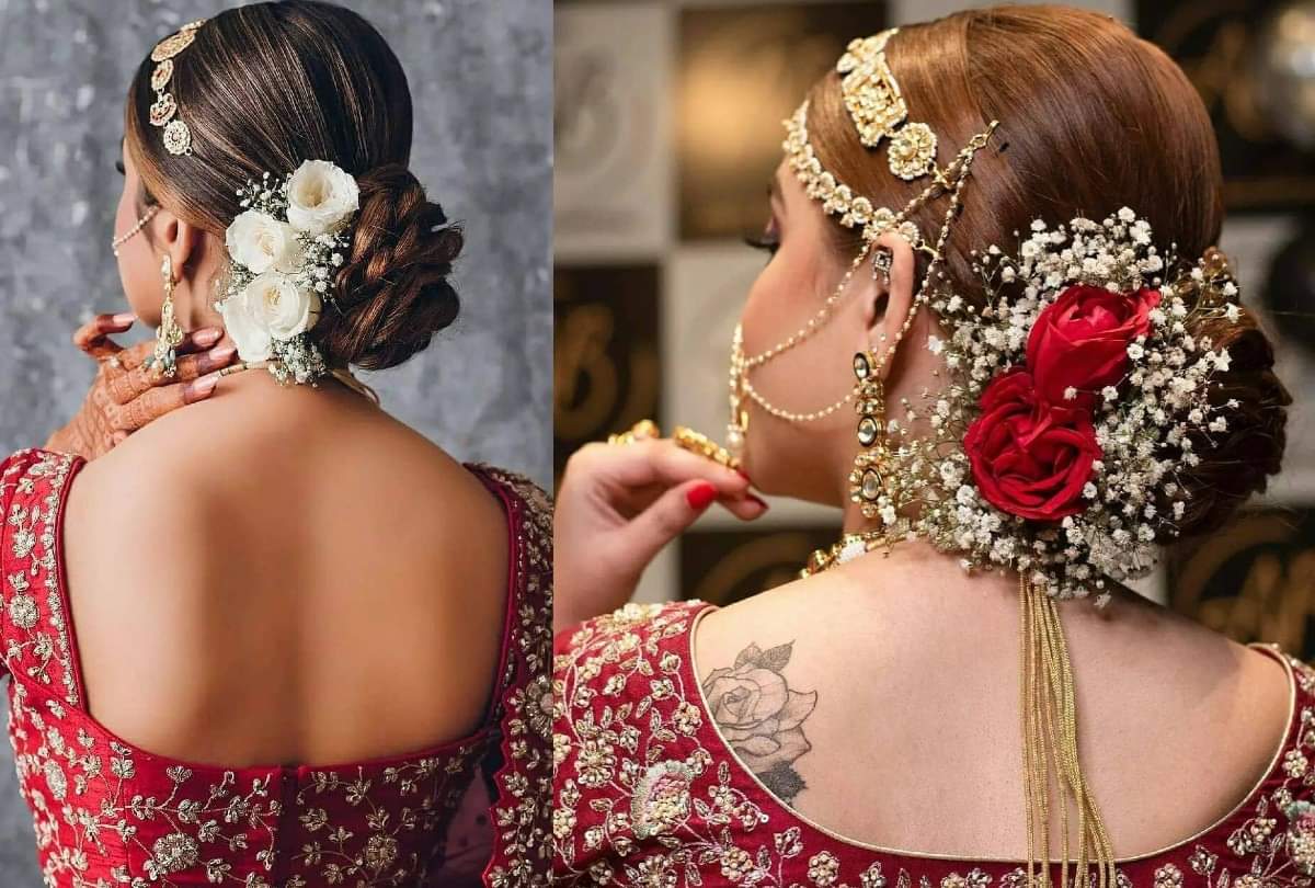 Karwa Chauth 2021 Fashion Tips To Set Gajra hairstyle