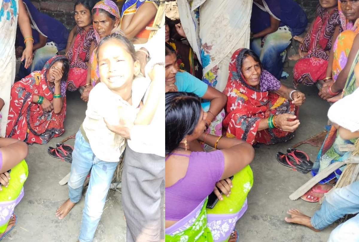 Son and daughter-in-law came out on shoulders of elderly father