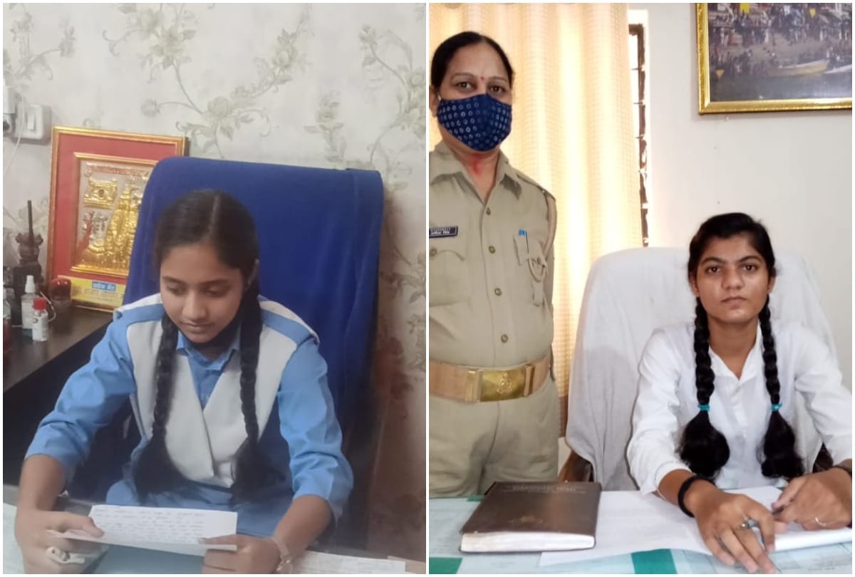 Mission Shakti in Varanasi Girl students became one day SHO in Manduwadih and Sarnath police stations varanasi