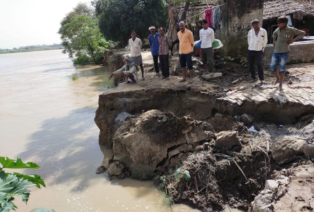 garra water level increases, flood in  villages