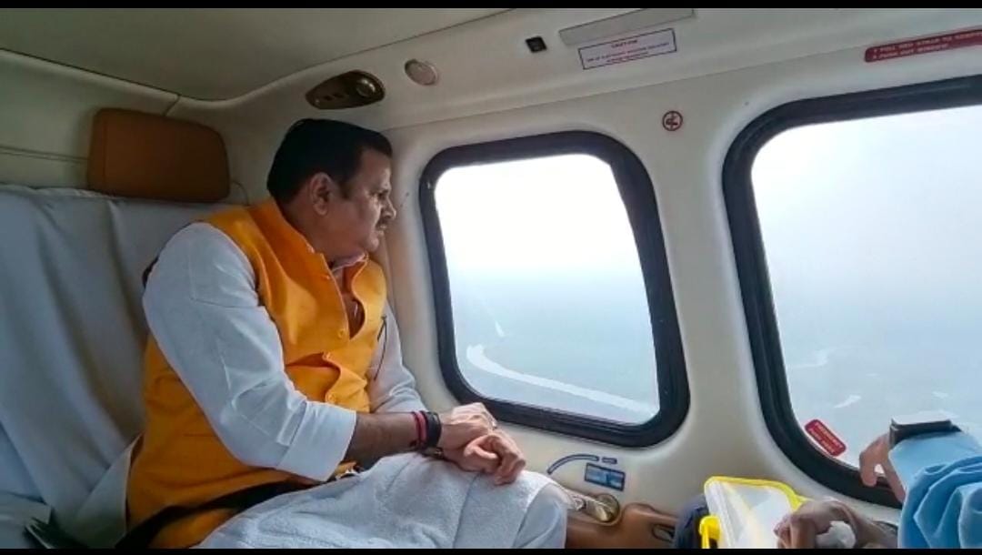 Jal Shakti Minister along with Relief Commissioner did aerial survey of flood affected areas