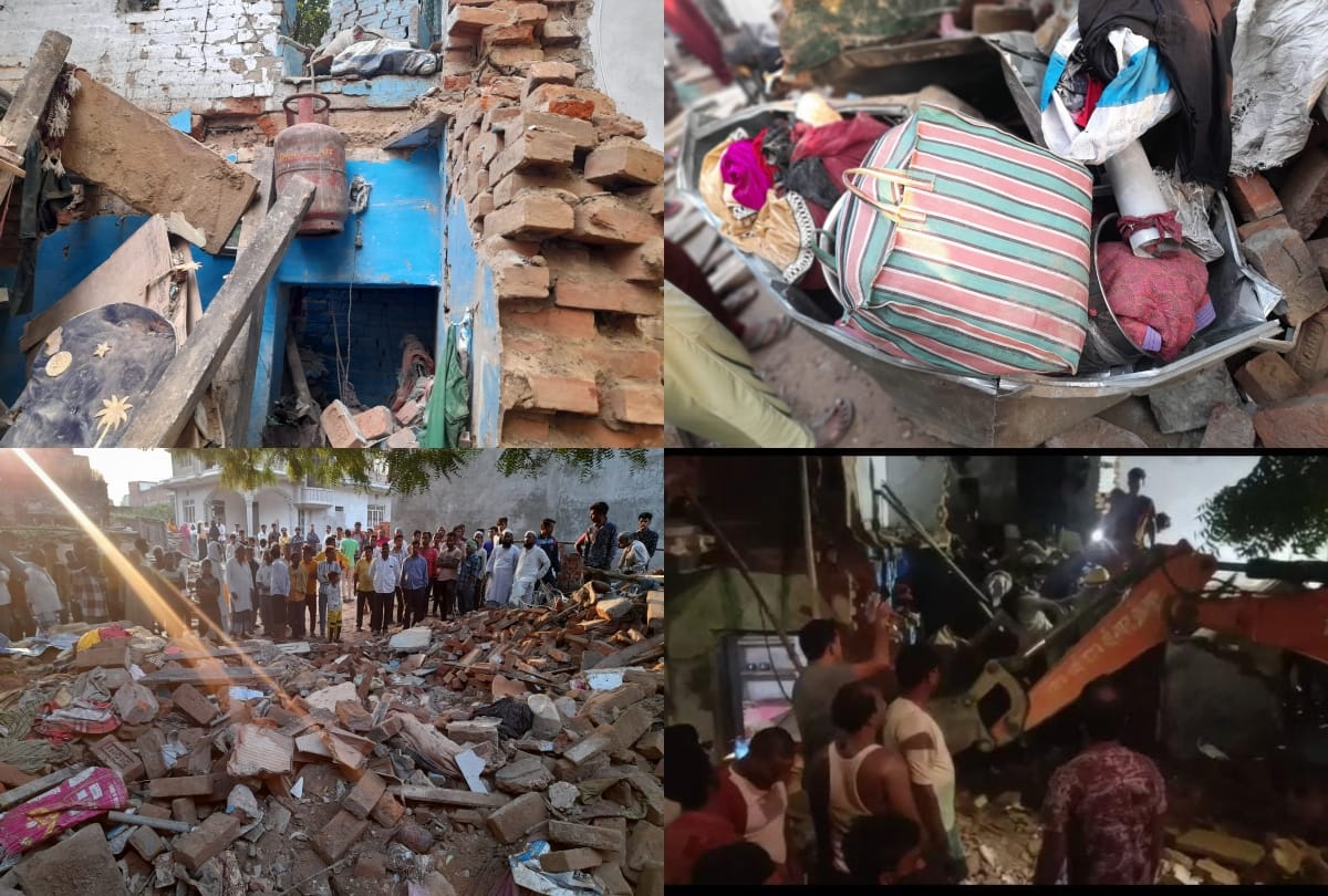 jaunpur news five peopel killed due to house collapse pictures are telling how painful accident