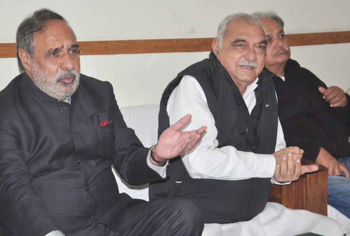 by election in himachal: congress leader anand sharma bhupinder singh hooda election campaign in kullu