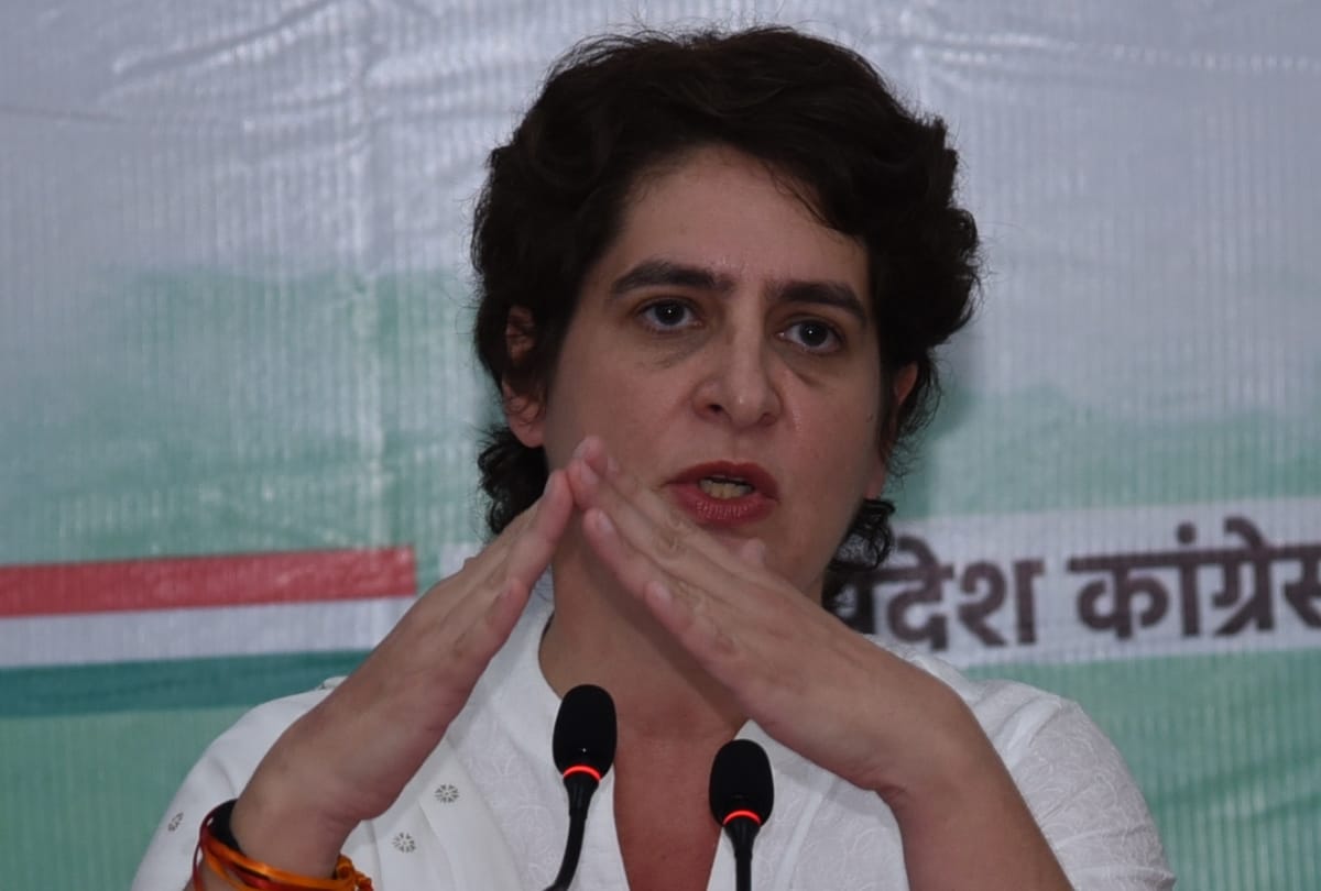 Priyanka Gandhi raises question on law and order of Uttar Pradesh.