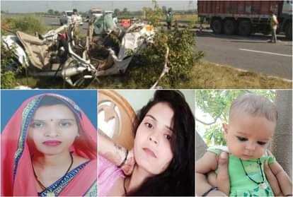 eight people of firozabad died in road accident in bahadurgarh haryana
