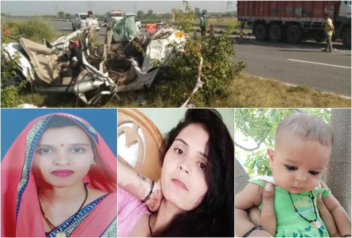 eight people of firozabad died in road accident in bahadurgarh haryana