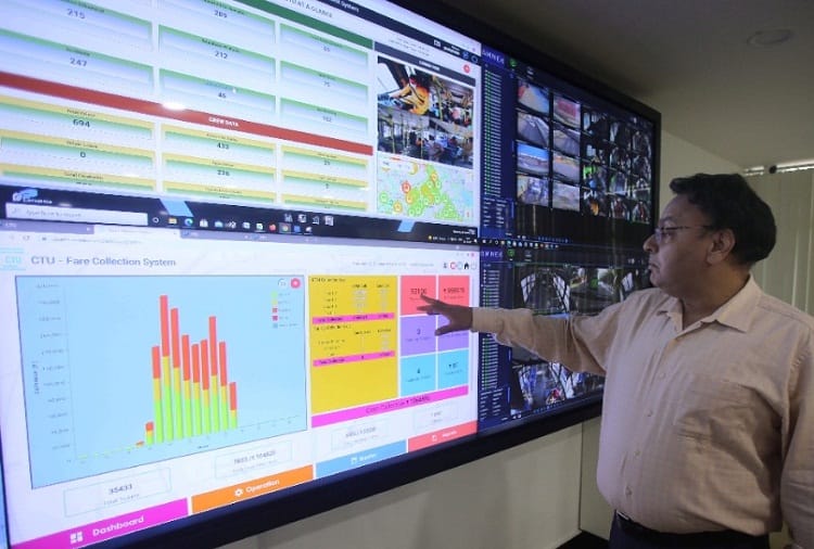 Chandigarhs public transport system becomes smart live tracking of buses