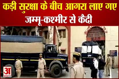 kashmiri prisoners sent to agra central jail in tight security