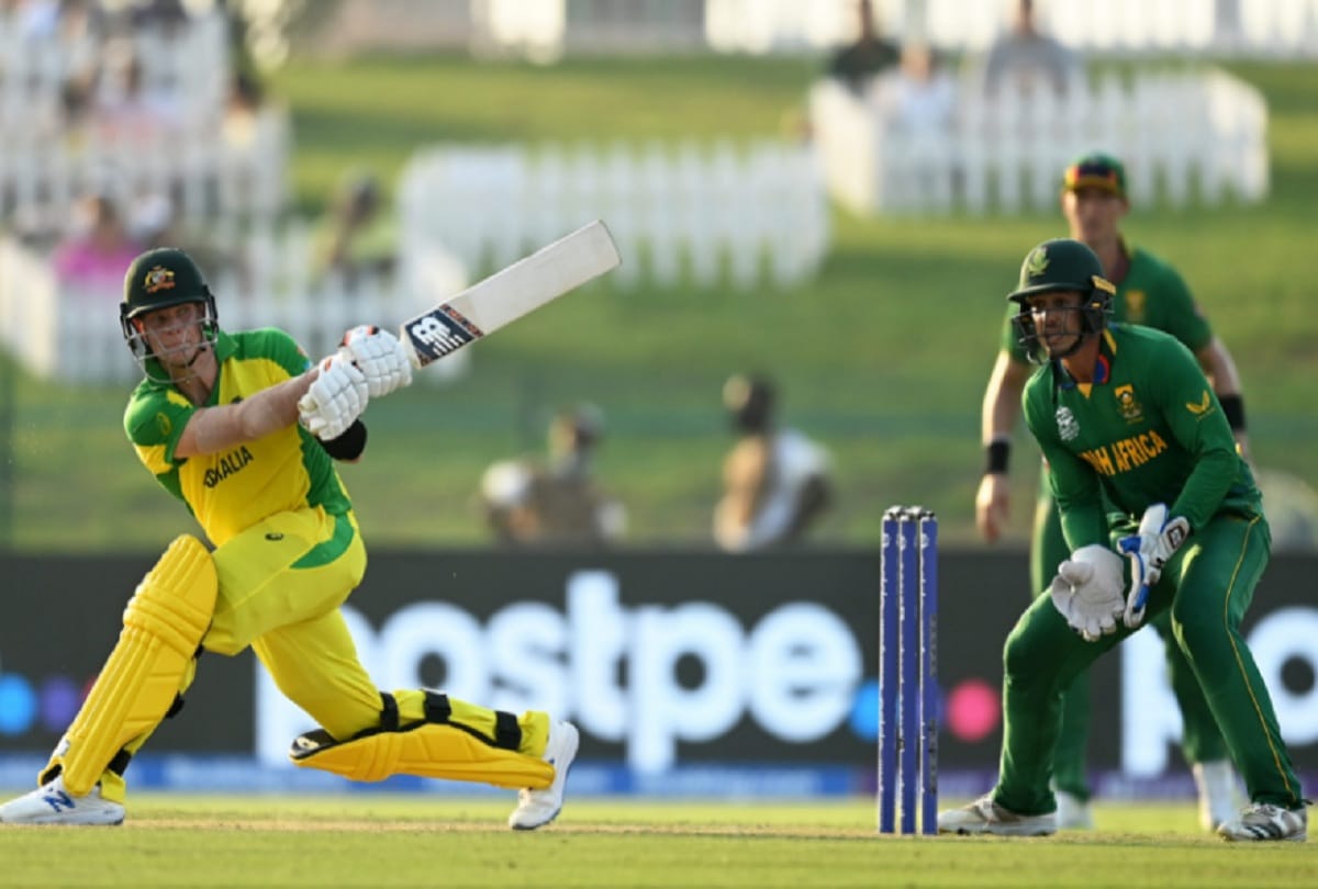 ICC t20 world cup,  SA vs AUS Australia defeated South Africa in low scoring match in abu dhabi