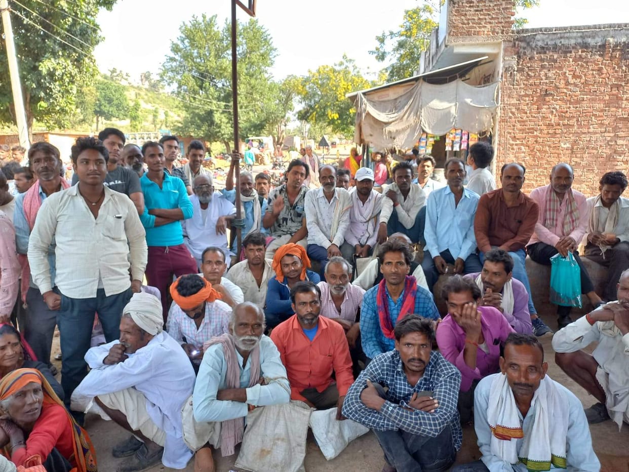 farmer, fertilizer, road jam