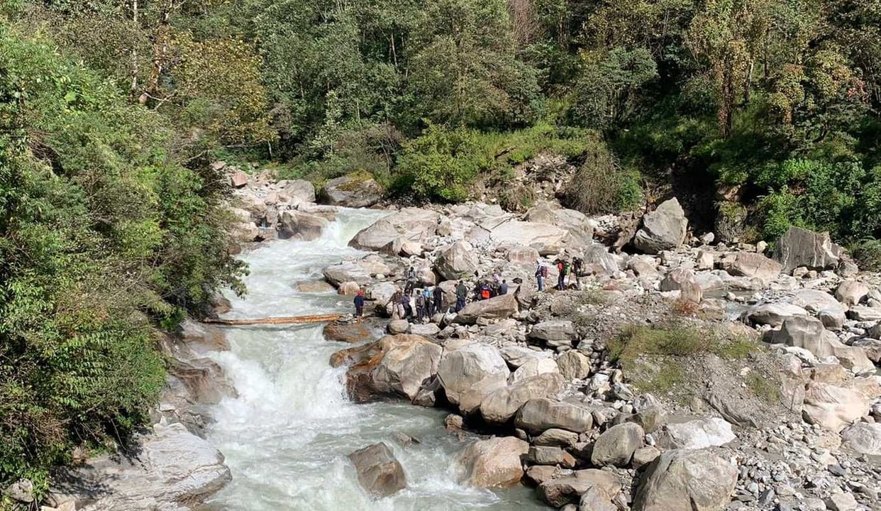 Tracking in Pindari Glacear