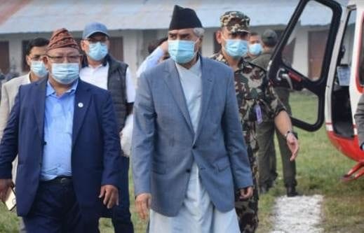 Inspection by nepali PM