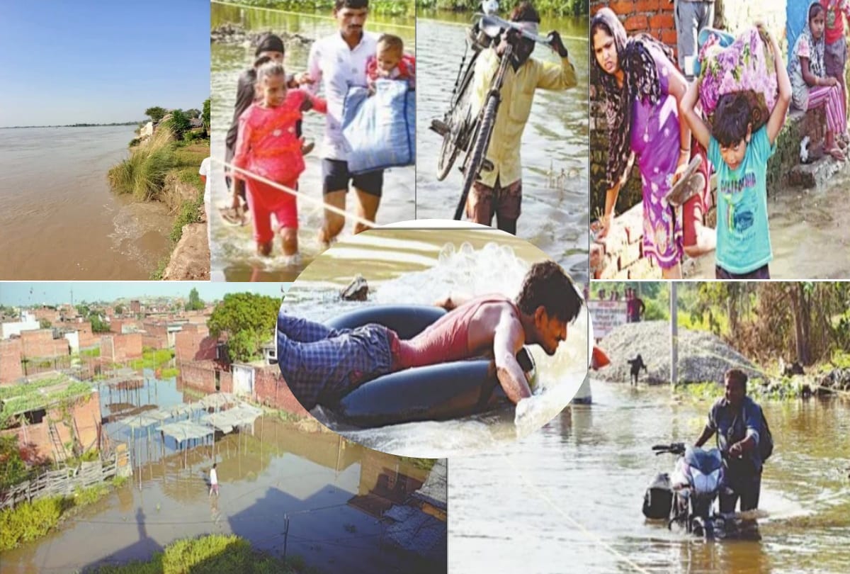 floods in bareilly Ram Ganga water level increased by one meter in 24 hours see photos