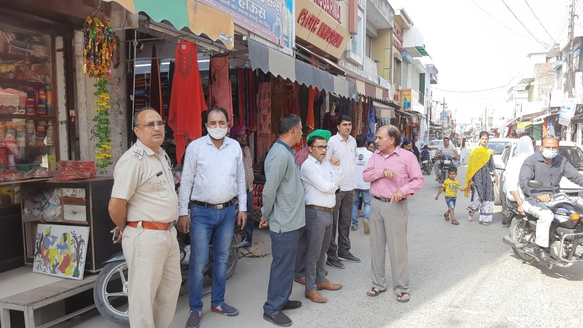 Encroachment removed from the markets of Chhachhrauli, Yamunanagar