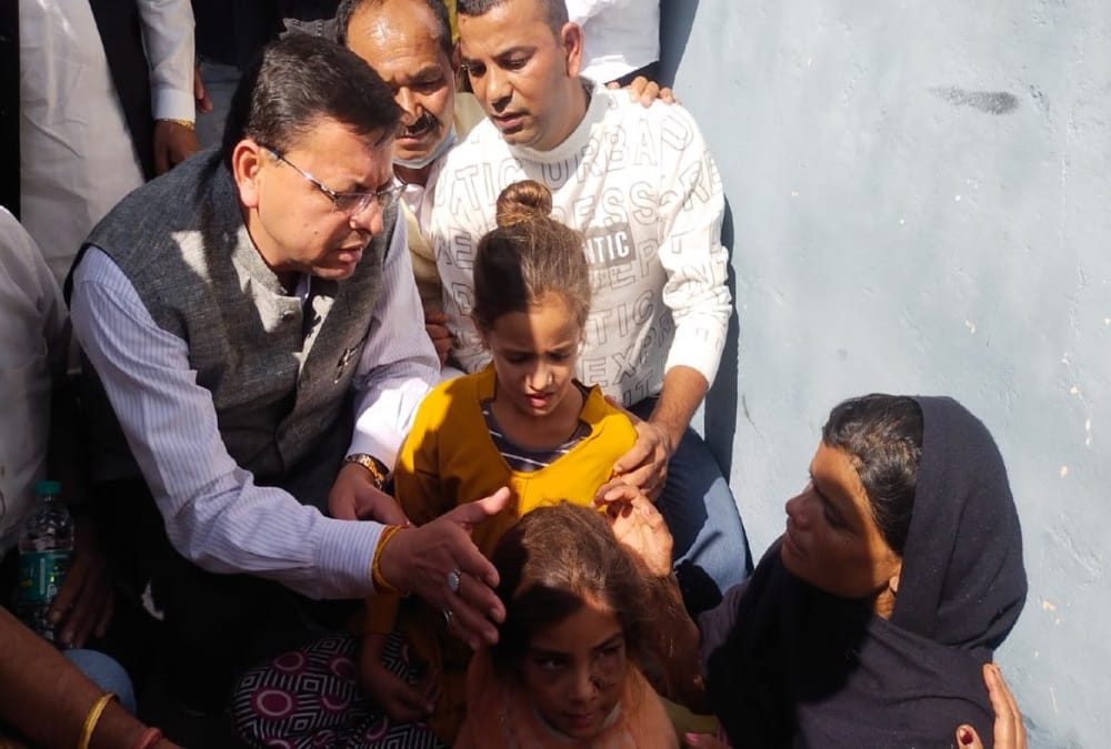Uttarakhand Disaster: CM Pushkar singh dhami reached Champawat to meet Disaster Affected