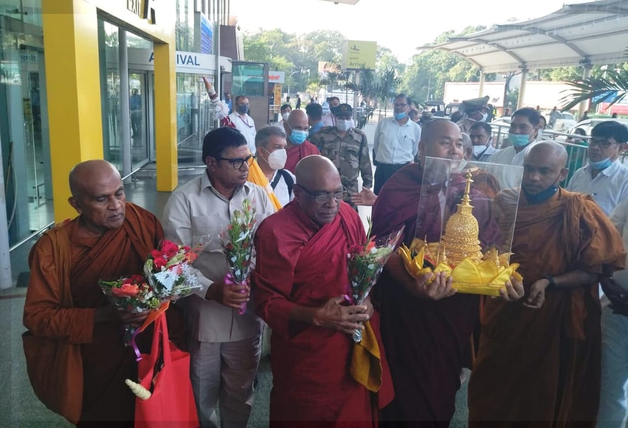Bhongao News,YOUTH BUDDHA SOCIETY,asthi kalash,bhante
