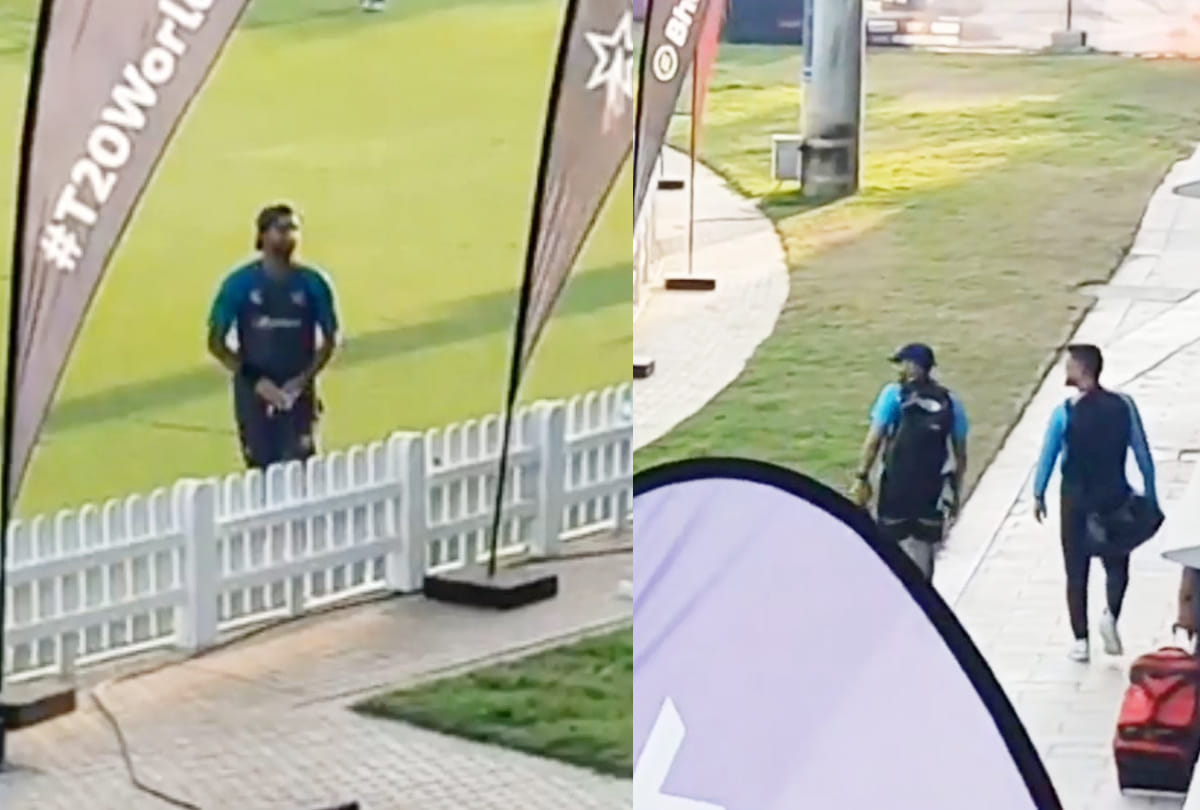 India vs Pakistan T20 World Cup 2021: Pakistani player  Shahnawaz Dahani was seen talking to MS Dhoni before the match