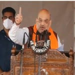 श्रीनगर में जनसभा में अमित शाह