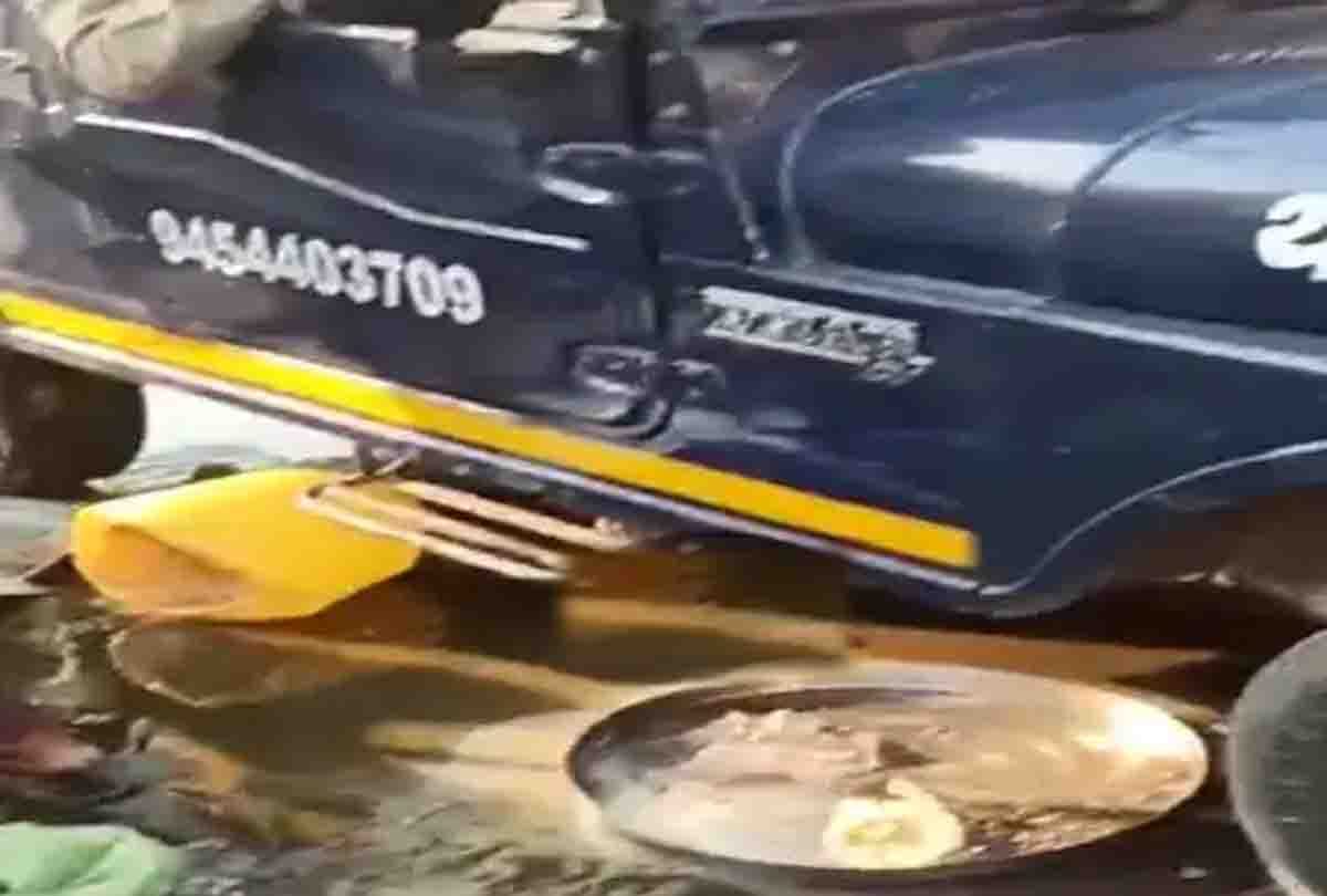 Kanpur: Jeep of Anwarganj police station crushed many people, chaos ensued