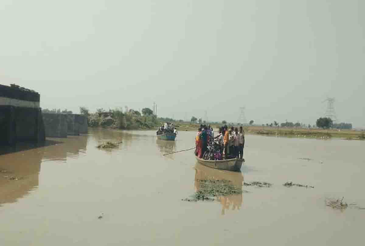 Unnao: Ganga became formidable as soon as it crossed the warning point