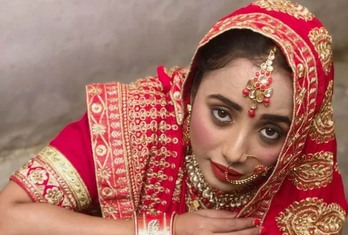 Bhojpuri: Rani Chatterjee was seen in a traditional look on the occasion of Karva Chauth look gorgeous in red saree