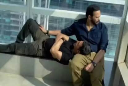 Social media: Katrina Kaif shared a funny video of Akshay Kumar and Rohit Shetty the actor was seen sleeping on the first day of promotion
