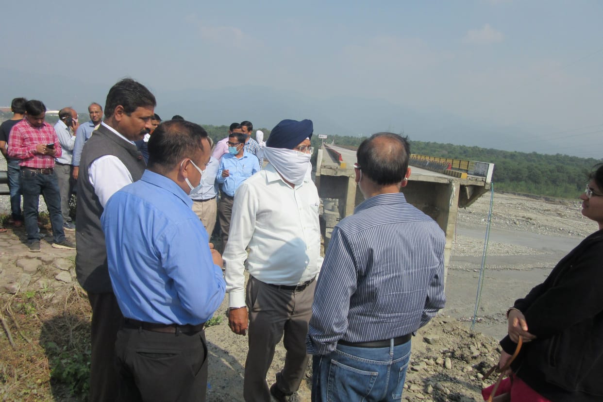 Central team took stock of the disaster affected areas