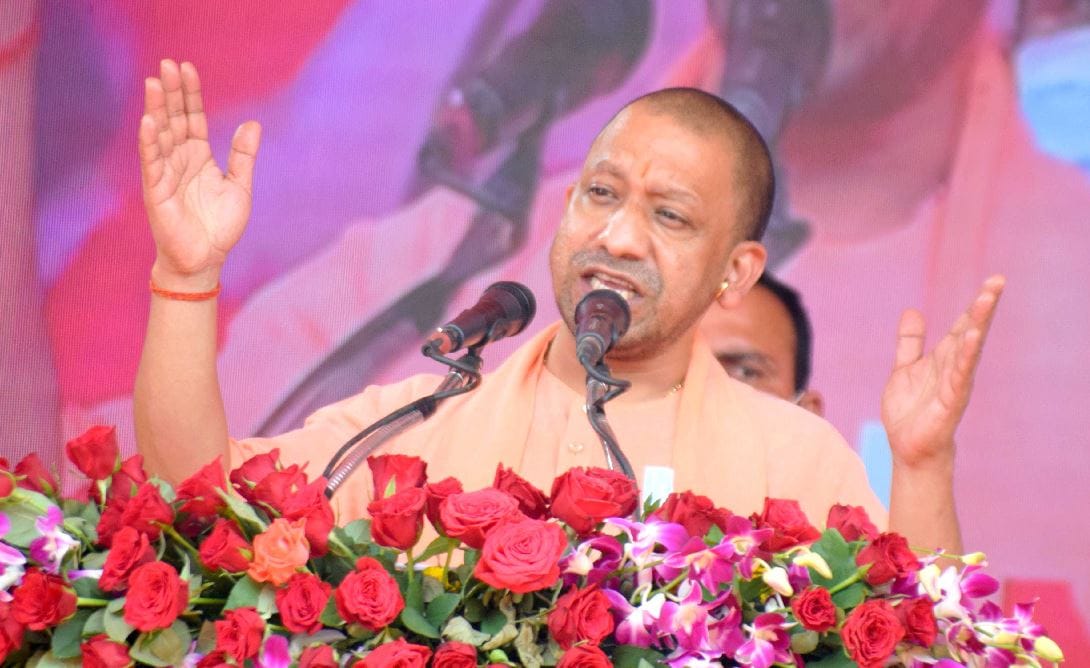 CM Yogi adityanath in Bhadohi said Bulldozers are ready for those who destroy public property