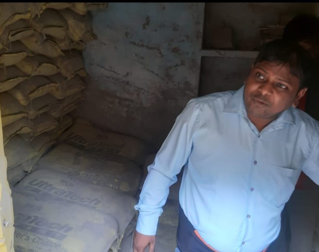 Agriculture officer raided and took sample of fertilizer