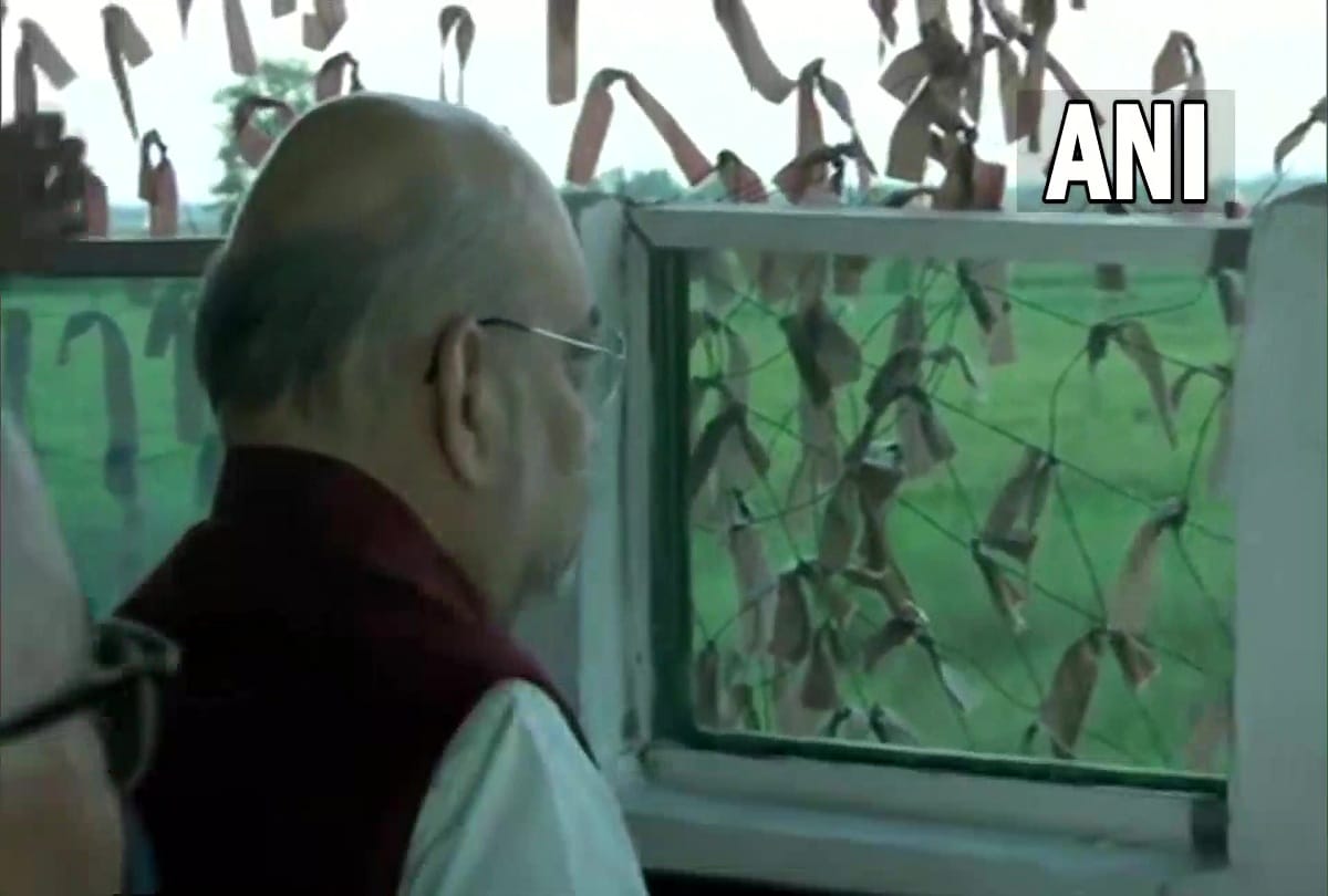 amit shah jammu visit Union Home Minister Amit Shah reached Makwal border in Jammu