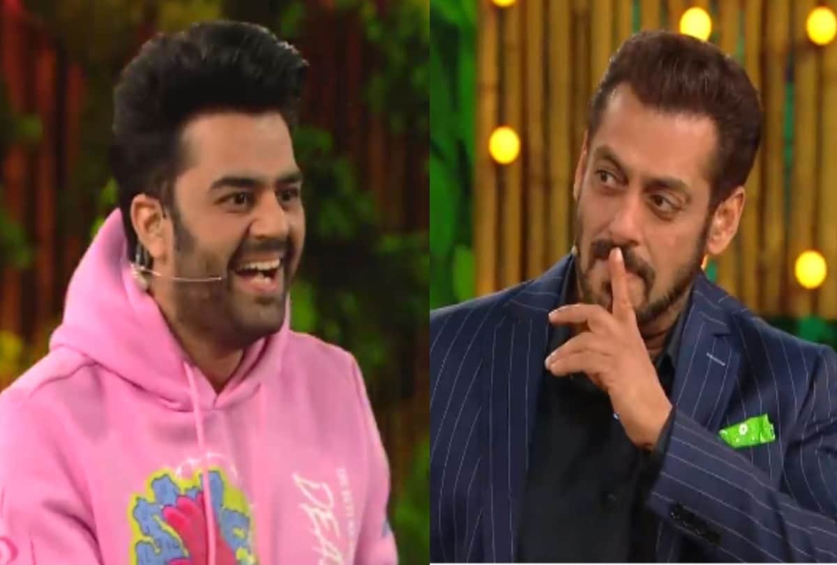 Bigg Boss 15: Actor Maniesh Paul asked funny questions to Salman Khan and also asked him to  Perform dance on his song