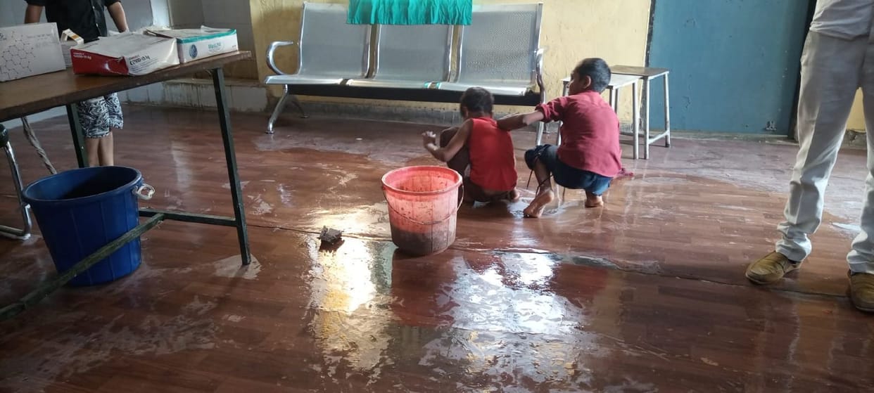 CMO was inspecting, innocent people were wiping